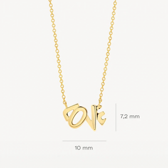 BLUSH 3148YGO GOUDEN COLLIER MET LOVE BLUSH 3148YGO GOUDEN COLLIER MET LOVE
