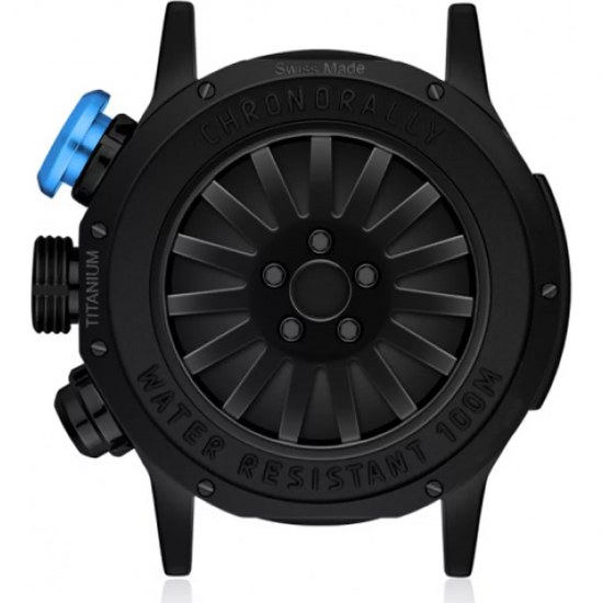 EDOX 38001 TINNBU3 NIBU3  TITANIUM HERENHORLOGE CHRONORALLY CHRONOGRAPH