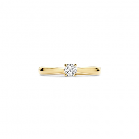 BLUSH LG1001Y GEELGOUDEN RING MET LAB GROWN DIAMOND 0.25CT