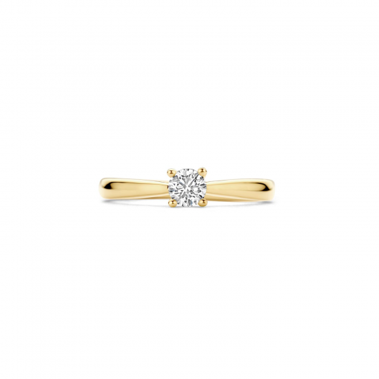 BLUSH LG1002Y GEELGOUDEN RING MET LAB GROWN DIAMOND 0.35CT