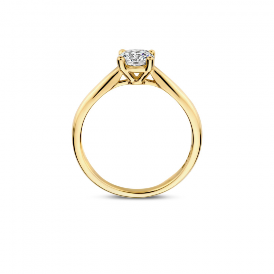 BLUSH LG1004Y GEELGOUDEN RING MET LAB GROWN DIAMOND 0.75CT
