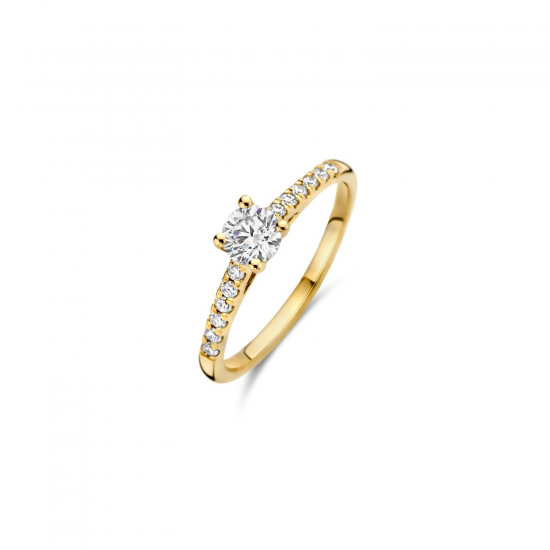 BLUSH LG1006Y GEELGOUDEN RING MET LAB GROWN DIAMOND 0.58CT