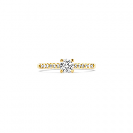 BLUSH LG1006Y GEELGOUDEN RING MET LAB GROWN DIAMOND 0.58CT