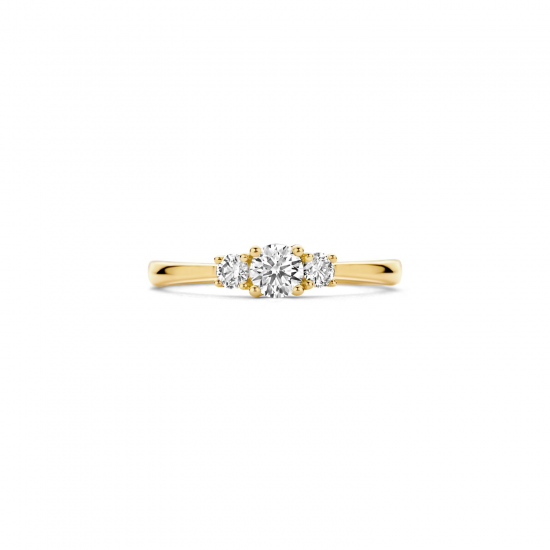 BLUSH LG1008Y GEELGOUDEN RING MET LAB GROWN DIAMOND 0.50CT