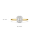 BLUSH LG1010Y GEELGOUDEN RING MET LAB GROWN DIAMOND 0.40CT