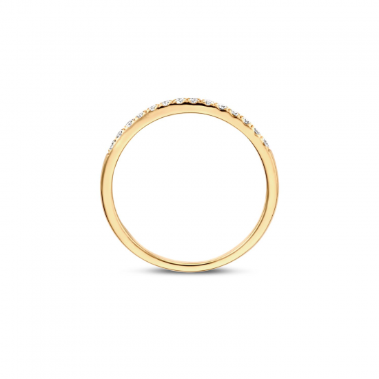 BLUSH LG1012Y GEELGOUDEN RING MET LAB GROWN DIAMOND 0.21CT