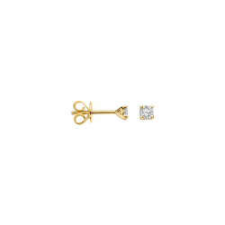 BLUSH LG7000Y GEELGOUDEN OORKNOPPEN MET LAB GROWN DIAMOND 0.20CT