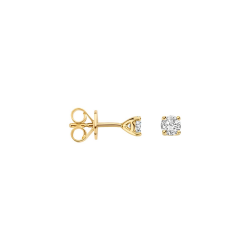 BLUSH LG7001Y GEELGOUDEN OORKNOPPEN MET LAB GROWN DIAMOND 0.40CT