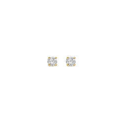 BLUSH LG7001Y GEELGOUDEN OORKNOPPEN MET LAB GROWN DIAMOND 0.40CT