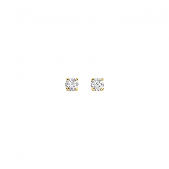 BLUSH LG7001Y GEELGOUDEN OORKNOPPEN MET LAB GROWN DIAMOND 0.40CT