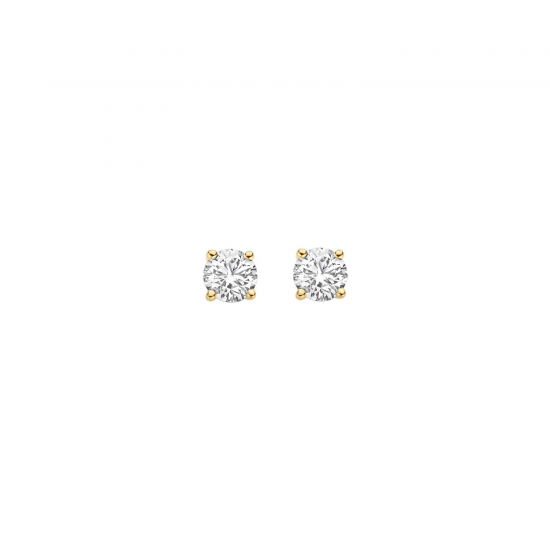 BLUSH LG7002Y GEELGOUDEN OORKNOPPEN MET LAB GROWN DIAMOND 0.60CT