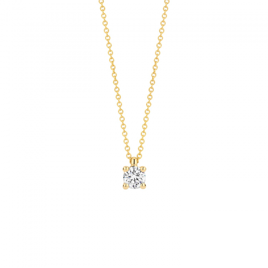 BLUSH LG3001Y GEELGOUDEN COLLIER MET LAB GROWN DIAMOND HANGER 0.20CT