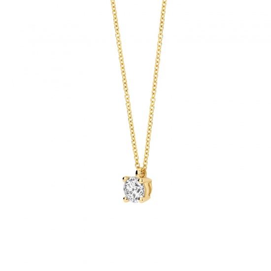 BLUSH LG3002Y GEELGOUDEN COLLIER MET LAB GROWN DIAMOND HANGER 0.30CT