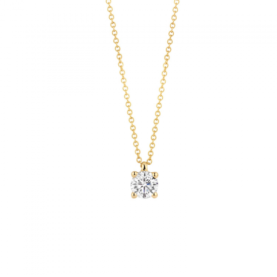 BLUSH LG3002Y GEELGOUDEN COLLIER MET LAB GROWN DIAMOND HANGER 0.30CT