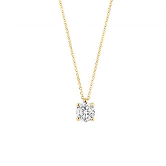 BLUSH LG3003Y GEELGOUDEN COLLIER MET LAB GROWN DIAMOND HANGER 0.45CT