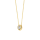 BLUSH LG3006Y GEELGOUDEN COLLIER MET LAB GROWN DIAMOND HANGER 0.15CT