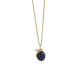 RABINOVICH 80002314 VERGULD ZILVEREN COLLIER MET HANGER LAPIS LAZULI  STARRY NIGHT