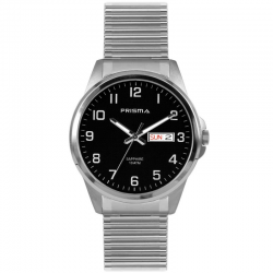 PRISMA P.1282 HERENHORLOGE TITANIUM 100M SAFFIERGLAS