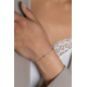 ZINZI ZIA2465 ZILVEREN ARMBAND BOLLETJES GERHODINEERD