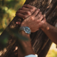 DAVIS 2355 HERENHORLOGE STAAL MAANSTAND LUCA