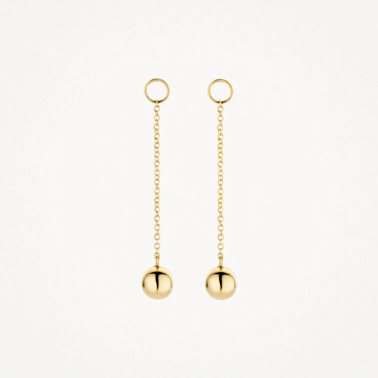 BLUSH 9082YGO GOUDEN OORRING AANHANGERS BOLLETJES