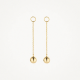 BLUSH 9082YGO GOUDEN OORRING AANHANGERS BOLLETJES