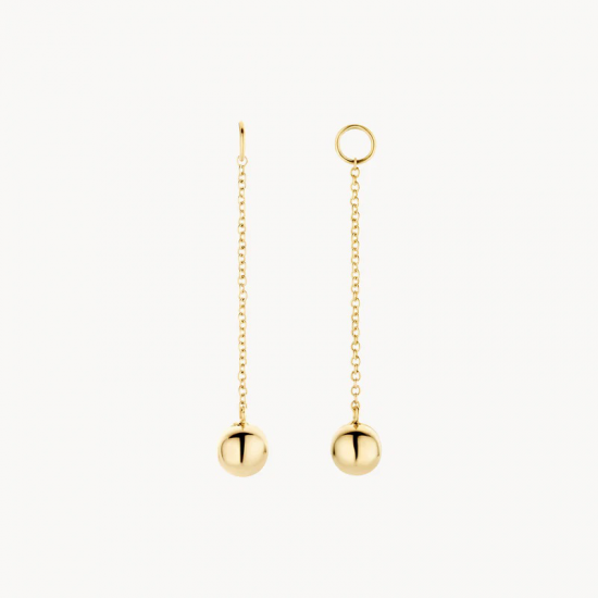 BLUSH 9082YGO GOUDEN OORRING AANHANGERS BOLLETJES