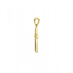 HUISCOLLECTIE 4029016 GOUDEN HANGER KRUISJE ZIRKONIA