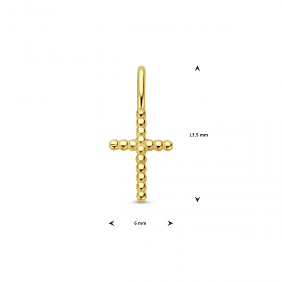 HUISCOLLECTIE 4029538 GOUDEN HANGER KRUISJE