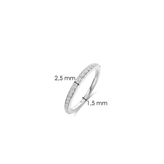 TI SENTO 12317ZI ZILVEREN RING SIDER