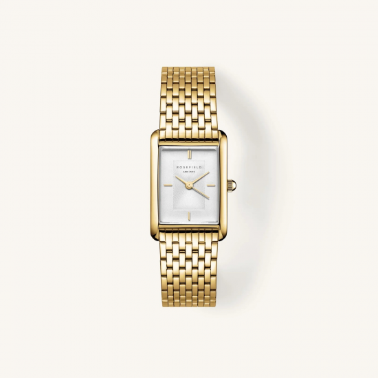 ROSEFIELD HWGSG-H01 DAMESHORLOGE WHITE DIAL STEEL GOLD HEIRLOOM