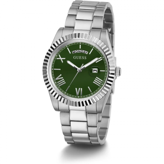 GUESS GW0265G10 HERENHORLOGE STAAL CONNOISSEUR