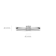 BLUSH LG1001W WITGOUDEN RING MET LAB GROWN DIAMOND 0.25CT