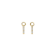 BLUSH 9094YZI GEELGOUDEN OORRING AANHANGERS ZIRKONIA