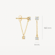 BLUSH 7346YZI GEELGOUDEN OORKNOPPEN ZIRKONIA BLUSH 7346YZI GEELGOUDEN OORKNOPPEN ZIRKONIA
