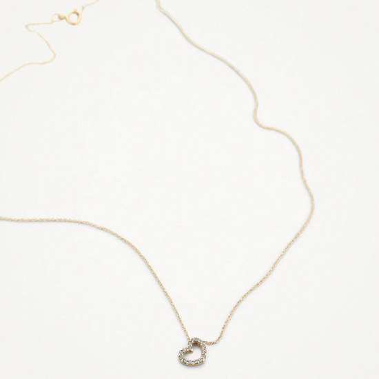 BLUSH 3072YZI GOUDEN COLLIER MET GOUDEN ZIRKONIA HART