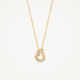 BLUSH 3072YZI GOUDEN COLLIER MET GOUDEN ZIRKONIA HART