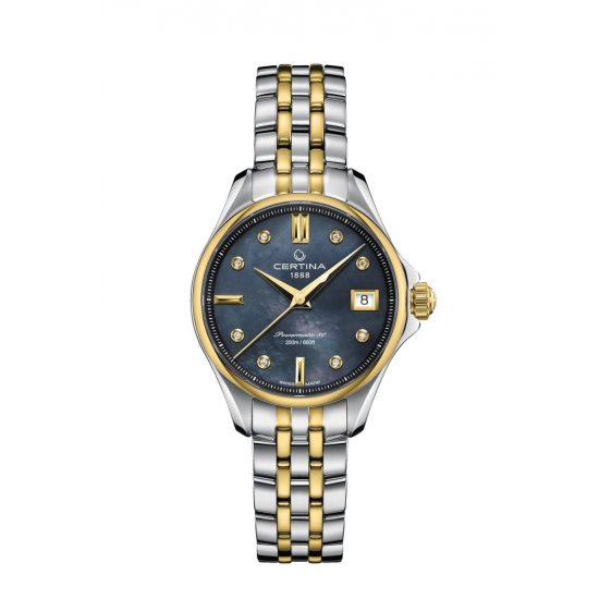 CERTINA C032.207.22.126.000 BICOLOR STALEN DAMESHORLOGE DS ACTION LADY POWERMATIC DIAMONDS