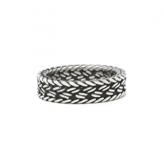 SILK 152 ZILVEREN RING MESH