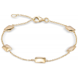 MONZARIO 1434A-GEEL 14K. GEELGOUDEN ARMBAND FANTASIESCHAKEL