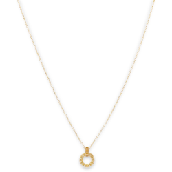 MONZARIO 1483-C GEEL 14K. GEELGOUDEN COLLIER MET HANGER