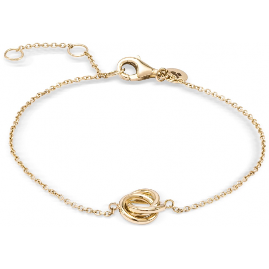 MONZARIO 1381-A GEEL 14K. GEELGOUDEN ARMBAND FANTASIESCHAKEL