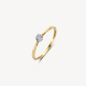 BLUSH 1675BDI 14 KARAAT BICOLOR  GOUDEN RING MET DIAMANT