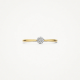 BLUSH 1675BDI 14 KARAAT BICOLOR  GOUDEN RING MET DIAMANT