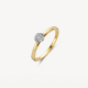 BLUSH 1676BDI 14 KARAAT BICOLOR  GOUDEN RING MET DIAMANT