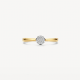 BLUSH 1676BDI 14 KARAAT BICOLOR  GOUDEN RING MET DIAMANT