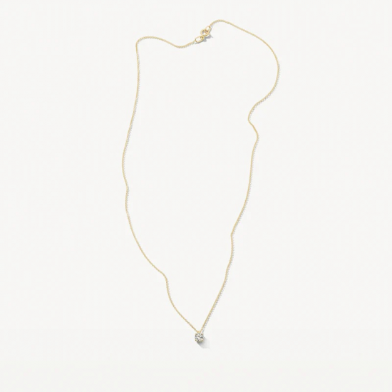 BLUSH 3200YLG GEELGOUDEN COLLIER MET HANGER LAB GROWN DIAMOND GEBOORTESTEEN COLLECTIE