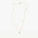 BLUSH 3200YLG GEELGOUDEN COLLIER MET HANGER LAB GROWN DIAMOND GEBOORTESTEEN COLLECTIE