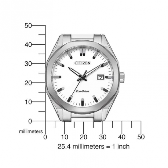 CITIZEN BM7620-83A HERENHORLOGE STAAL ECO-DRIVE