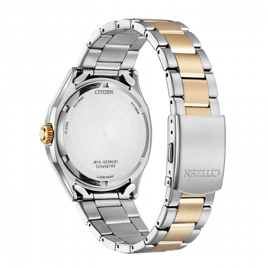 CITIZEN AW1756-89A HERENHORLOGE STAAL BICOLOR ECO-DRIVE